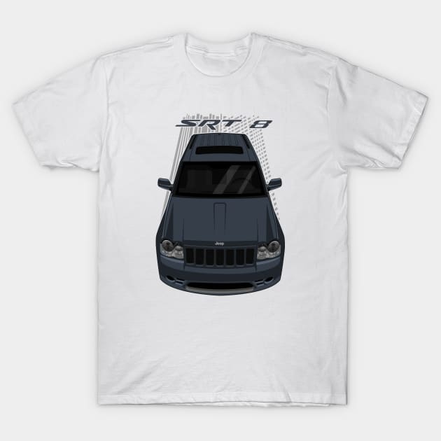 Jeep Grand Cherokee SRT 8 2006 - 2010 - Steel Blue T-Shirt by V8social